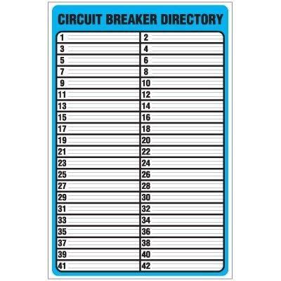 electrical breaker box template|free printable circuit breaker directory template.